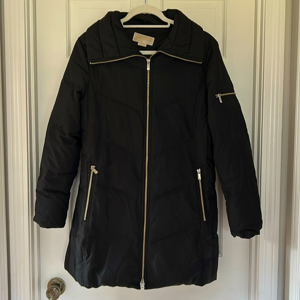 Black MICHAEL Michael Kors puffer coat